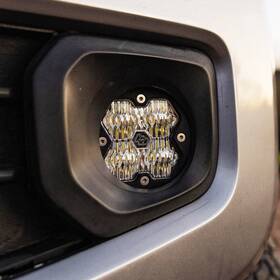 Baja Designs Baj440007 Squadron 2.0 Fog Lights Kit Led Clear For 12-23 Toyota Tacoma