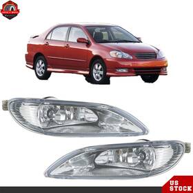 Ber148155 Berliii For 2002-2004 Toyota Corolla Bumper Fog Light Lamp Kits Halogen Left&right Side