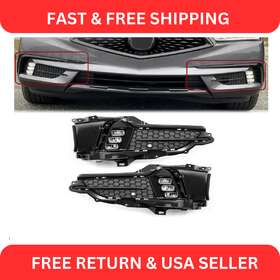 Pl-041 Best Parts21 Led Clear Fog Lights Lamps Kit Lh And Rh For 2017-2020 Acura Mdx