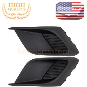 Bhn150c21a Bestpartsstore 606278314384 For 2014-2016 Mazda 3 Front Bumper Fog Light Covers Textured Right And Left Side