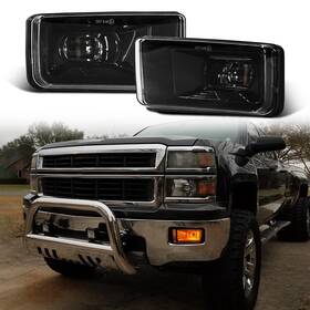 Besure 762891746596 2007-2015 For Chevy Suburban 2pcs Led Fog Lights Bumper Lamps Amber Projector