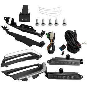 Hde8o7 Bfo Front Bumper Led Daytime Running Light Fog Lamp Kit For Honda Cr-v Crv 2017-2018