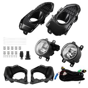 Ljrem4 Bfo Pair Front Bumper Fog Lights Lamps For Honda Fit 2018 2019 2020 With Wiring Switch