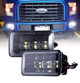 5823979929 Bicyaco Upgrade Led Fog Lights For 2015-2020 Ford F150 4 Inch Light