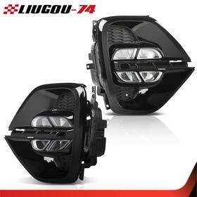 Big152319 Big-wheel Fit For 2020-2021 Kia Sportage 1 Pair Front Led Fog Lights Daytime Running Lamps