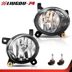 Big152326 Big-wheel Front Fog Lights With Bulbs Fit For 2009-2012 Audi A4 S4 B8 Sedan Left And Right Side