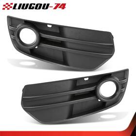 Big152330 Big-wheel Fit For 2009-2012 Audi Q5 Front Bumper Fog Light Covers Grill Bezel Left And Right