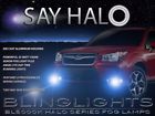 Bl5000k-halo-17forester Blinglights White Halo Fog Lamps Driving Light Kit For Subaru