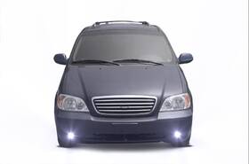 9905kisednabl5k Bling Lights Blinglights Brand Led Angel Eye Halo Fog Lamps For 1999-2005 Kia Sedona