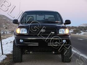 Bl5000k-tundra02 Bling Lights White Led Halo Round Fog Lamp Kit For 2000 2001 2002 Toyota Tundra
