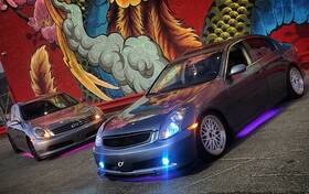 Bl5000kinfv35 Bling Lights Blinglights Brand Led White Angel Eye Halo Fog For Infiniti G25 G35 G37