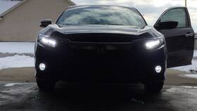 178cithons50kw Blinglights Led Halo Angel Eye Fog Lights Kit For 2016 2017 2018 2019 2020 2021 Honda Civic