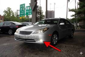 Bl-300w-lexuses Blinglights White Led Halo Fog Lamps Driving Light Kit For 2005 2006 Lexus Es330 Es 330