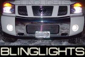 Bl5000k-armada Blinglights White Halo Led Fog Lamps Light Kit For 2004-2007 Nissan Armada Patrol