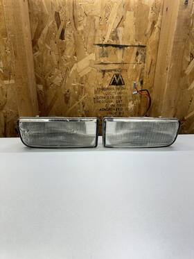 134666-00 Bmw 1989- 1995 535i 525i 530i E34 Left Right Glass Fog Light Lamp Pair 134666-00 Bmw 1989- 1995 535i 525i 530i E34 Left Right Glass Fog Light Lamp Pair