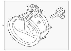 63-17-7-311-349 Bmw Genuine Fog Lamp Assembly