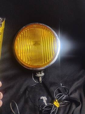 Le-1403c Bmw Vintage Bosch German Fog Light W Mount Brkt And 8ft Wire Vw Porsche #le1403c
