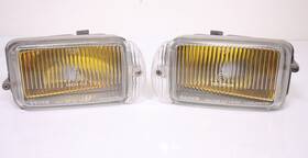 0305303001 Bosch Porsche 911 964 1989-1994 Oem Left And Right Side Yellow Fog Lights