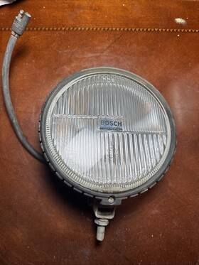 1305602076 Bosch Vintage 1980s / Early 1990s Fog Light Touring 165 Lamp Tested And Works