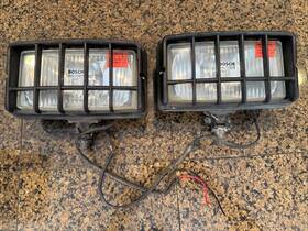 2058a Bosch 2058a/1 Vintage 1980s / Early 90s Land Rover Defender Halogen Fog Driving Lamps