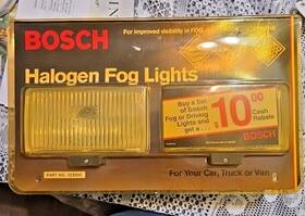 22350c Bosch Halogen Headlights New Open Box Incomplete Set Vintage Read