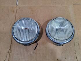 8232 Bosch Vintage Pair Halogen Clear Round Fog/driving Lights Untested Appr 6 Inch