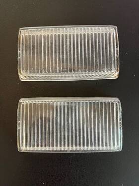 Kd99g4 Bosch Oem Set Of Two Fog Light Lens For Mercedes R107 380sl 450sl 560sl