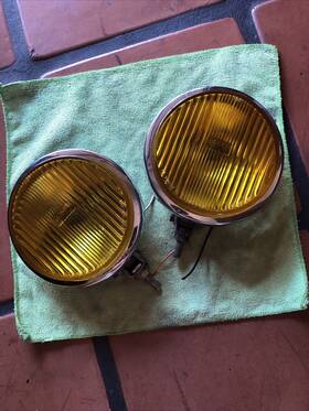 Sf-s63 Bosch Vintage Fog Lights 6 Inch Mercedes 230 250 280 Sl Bmw 2002 3.0 Porsche 911 S T