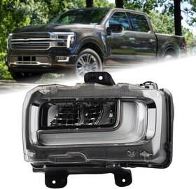 Syfl04l Branded Led Drl Fog Light Lamp Assembly Compatible For 2024 2025 Ford F150 F-150 King