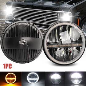 J004hp1p1140 Braveway Dot 7 Inch Projector Led Headlight Halo Drl Fit Chevrolet C10 C20 Pickup K10 K20