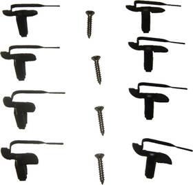 L0074-69 Brothers Trucks Tail Light Bezel Clip Kit - 12-pieces Left/right