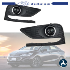 La646779cm Bumper Fog Lights Driving Lamps For 2016-2018 Chevy Cruze With Switch Lh Rh