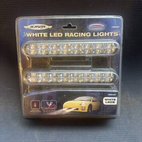 Ls216t Burners High Performance Thinline Oblong - 8 Diodes Led Racing Light Kit Harness/power Switch 7414