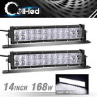 C10b072049 Led Work Light Bars Bumper Grille Offroad Driving 659514656113
