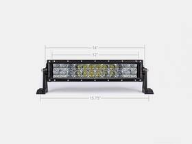 Cr2301 Cali Raised Led For 14 Inch Dual Row 12 000 Lumens Light Bar 5d Optic Osram
