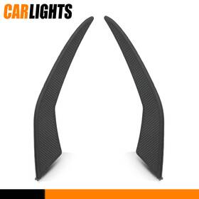 C-02flc208cabk Carlights Fit For 2020-22 Toyota Corolla Le Xle Sedan Fog Light Cover Bezels Left Right