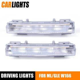 C-02hla2603awt Carlights 2x Led Daytime Running Light Fog Lamp Fit For Mercedes Benz W166 Ml350 X204