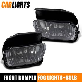 C-02hla4502asm Carlights Smoked Lens Bumper Fog Lights Lamps Fit For 2003-06 Chevy Silverado Avalanche