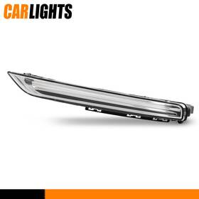 Car071213 Carlights Left Led Drl Fog Light Daytime Running Lamp Fit For 2015-18 Porsche Cayenne 958