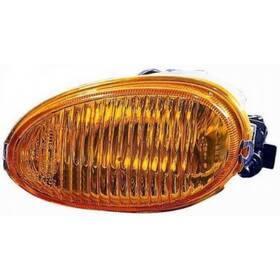 Carlights360 Clx-m1-220-2013r-aq-y Hy2593101 Fits 1998-1999 Hyundai Accent Passenger Side Fog Light Bulbs Incl