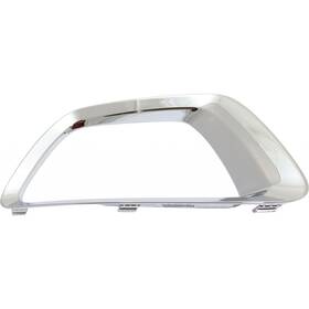 Clx-m1-334-2511l-ud Carlights360 For 2015 2016 2017 Chevy Colorado Driver Side Chrome Front Fog Light Bezel Cover