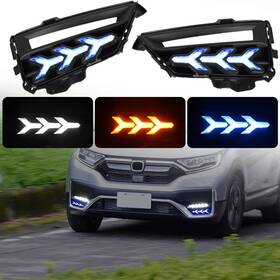 71106tlaa70 Carmirrorshop Drl Led Daytime Running Light Bumper Fog Lamp Assy For Honda Crv Cr-v 2020-2023