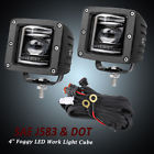 Cashciauhc112sae Unbranded Led Fog Lights Cube Oseam Horizontal Beam 612292096557