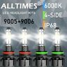 Cb-xs-1201-06 Alltimes Cob Led Headlight Kit Combo Bulb High Low Beam
