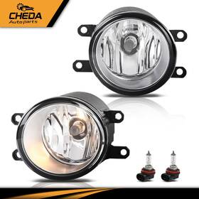 Gpl123590 Cheda Clear Lens Fog Lights With Bulb Left And Right Side Fit For Toyota Venza T4 2009-2013
