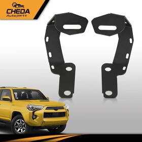 Gpl197548 Cheda Hood Ditch Side Led Light Mount Brackets Pods Fit For 2007-2021 Tundra And 4runner