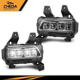 Gpl862044 Cheda Fit For Kia Telluride 2020-2022 Front Led Driving Lamp Fog Lights Kit Left Right