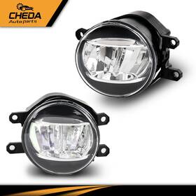 Cheda Gpl866244 Fit For Toyota Camry Corolla Rav4 Yaris Lexus Led Fog Lights Driving Lamps 1pair
