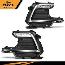 Gpl875020 Cheda Fit For 2017-2018 Hyundai Elantra Sport Daytime Running Light With Turn Lamp 1pair