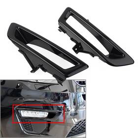 Cheerupup 412000145931 Front Fog Light Lamp Black Cover Trim Fit For Land Rover Discovery Sport 2015-19